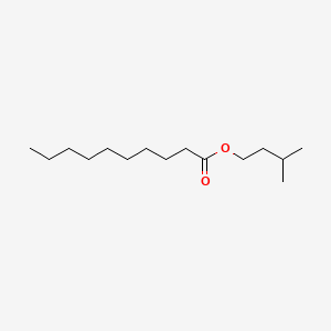 molecular formula C15H30O2 B1672213 Isoamyl decanoate CAS No. 2306-91-4
