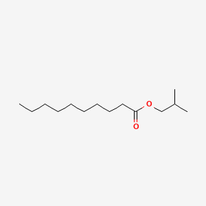 molecular formula C14H28O2 B1672221 Isobutyl decanoate CAS No. 30673-38-2