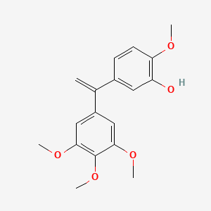 molecular formula C18H20O5 B1672224 Isocombretastatin A4 CAS No. 1067880-31-2
