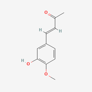 B1672228 4-(3-Hydroxy-4-methoxyphenyl)-3-buten-2-one CAS No. 22214-39-7