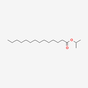 molecular formula C17H34O2 B1672281 Isopropyl myristate CAS No. 110-27-0