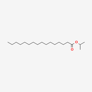 molecular formula C19H38O2 B1672282 Isopropyl palmitate CAS No. 142-91-6