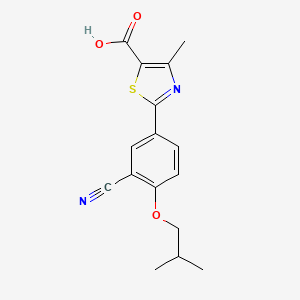 molecular formula C16H16N2O3S B1672324 非布索坦 CAS No. 144060-53-7