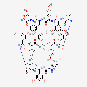molecular formula C95H97N13O30 B1672328 费格霉素 CAS No. 209335-49-9
