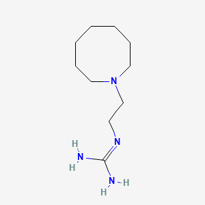 molecular formula C10H22N4 B1672426 胍乙啶 CAS No. 55-65-2
