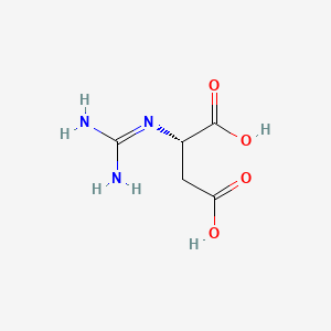 molecular formula C5H9N3O4 B1672430 胍琥珀酸 CAS No. 6133-30-8