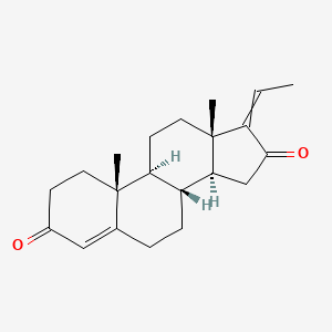 molecular formula C21H28O2 B1672438 古格脂酮 CAS No. 95975-55-6