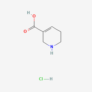 molecular formula C6H10ClNO2 B1672443 瓜籽胺盐酸盐 CAS No. 6027-91-4