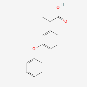 molecular formula C15H14O3 B1672519 芬洛芬 CAS No. 29679-58-1