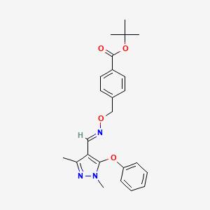 molecular formula C24H27N3O4 B1672533 Fenpyroximate CAS No. 134098-61-6