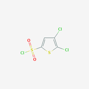 molecular formula C4HCl3O2S2 B167254 4,5-二氯噻吩-2-磺酰氯 CAS No. 126714-85-0