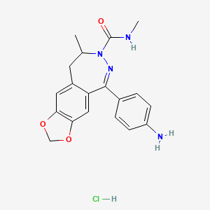 molecular formula C19H21ClN4O3 B1672568 GYKI53655盐酸盐 CAS No. 143692-48-2