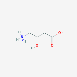 molecular formula C4H9NO3 B167257 4-Amino-3-hydroxybutyric acid CAS No. 352-21-6