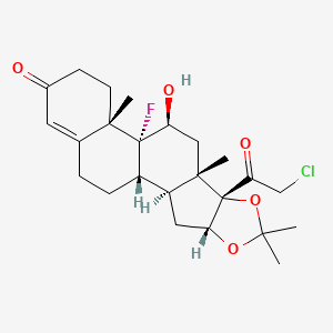 molecular formula C24H32ClFO5 B1672593 卤辛奈德 CAS No. 3093-35-4