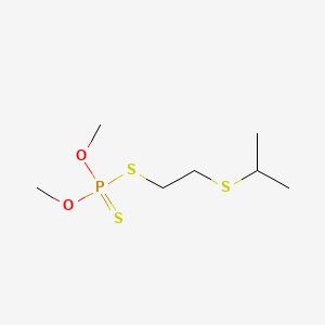 molecular formula C7H17O2PS3 B1672623 Isothioate CAS No. 36614-38-7
