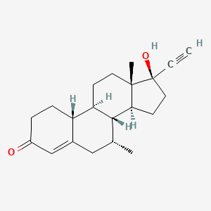 17-Ethynyl-17-hydroxy-7,13-dimethyl-1,2,6,7,8,9,10,11,12,14,15,16-dodecahydrocyclopenta[a]phenanthren-3-one