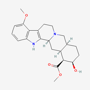 molecular formula C22H28N2O4 B1672634 Alstovenine CAS No. 4837-79-0