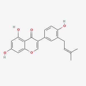 molecular formula C20H18O5 B1672636 异维特酮 CAS No. 68436-47-5