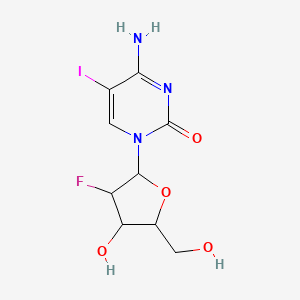 molecular formula C9H11FIN3O4 B1672659 氟阿糖胞苷 CAS No. 69123-90-6