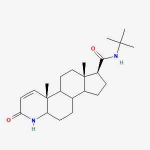 molecular formula C23H36N2O2 B1672673 非那雄胺 CAS No. 98319-26-7