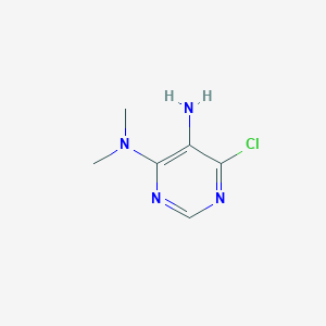 molecular formula C6H9ClN4 B167269 6-氯-N4,N4-二甲基嘧啶-4,5-二胺 CAS No. 130623-81-3