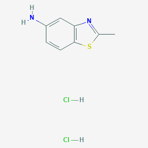 molecular formula C8H10Cl2N2S B167270 5-氨基-2-甲基苯并噻唑二盐酸盐 CAS No. 32770-99-3