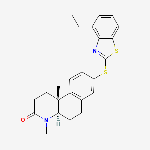 B1672704 Izonsteride CAS No. 176975-26-1