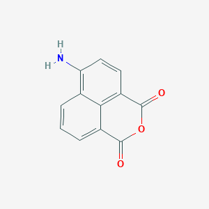 molecular formula C12H7NO3 B167272 4-Amino-1,8-naphthalic anhydride CAS No. 6492-86-0