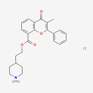 molecular formula C22H22FN3O3 B1672764 盐酸氟维司他 CAS No. 3717-88-2