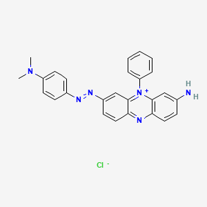 B1672792 3-Amino-7-[[4-(dimethylamino)phenyl]azo]-5-phenylphenazinium chloride CAS No. 4618-88-6
