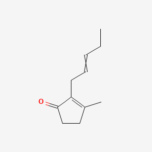 molecular formula C11H16O B1672801 Jasmone CAS No. 488-10-8