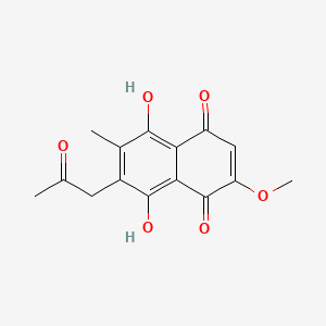 molecular formula C15H14O6 B1672810 Javanicin CAS No. 476-45-9
