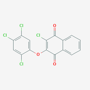 2-Chloro-3-(2,4,5-trichlorophenoxy)naphthalene-1,4-dione