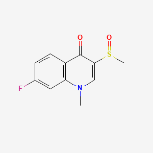 molecular formula C11H10FNO2S B1672846 Flosequinan CAS No. 76568-02-0