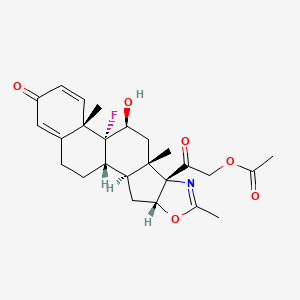 molecular formula C25H30FNO6 B1672856 Fluazacort CAS No. 19888-56-3