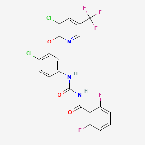 molecular formula C20H10Cl2F5N3O3 B1672858 氟虫腈 CAS No. 86811-58-7