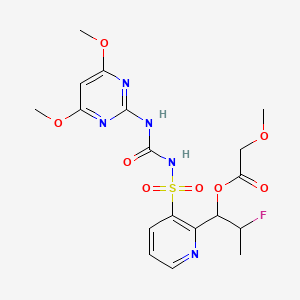 molecular formula C18H22FN5O8S B1672862 Flucetosulfuron CAS No. 412928-75-7