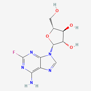 molecular formula C10H12FN5O4 B1672870 氟达拉滨 CAS No. 21679-14-1