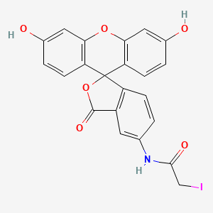 B1672876 5-Iodoacetamidofluorescein CAS No. 63368-54-7