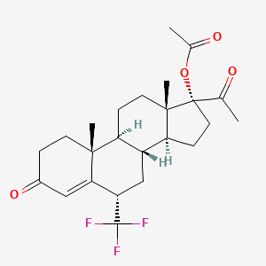 B1672880 Flumedroxone acetate CAS No. 987-18-8