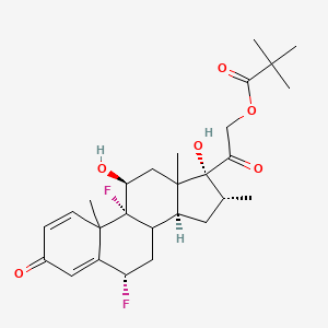 B1672883 Flumethasone pivalate CAS No. 2002-29-1