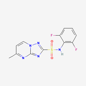 molecular formula C12H9F2N5O2S B1672885 氟磺草胺 CAS No. 98967-40-9
