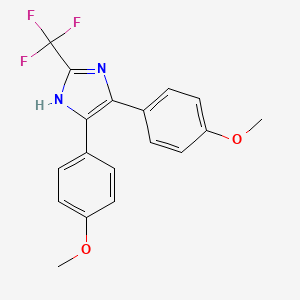 molecular formula C18H15F3N2O2 B1672887 氟米唑 CAS No. 36740-73-5