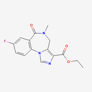 molecular formula C15H14FN3O3 B1672889 Flunarizine CAS No. 52468-60-7
