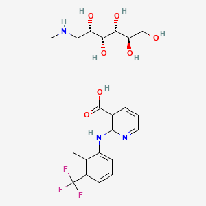 molecular formula C21H28F3N3O7 B1672894 氟尼辛葡甲胺 CAS No. 42461-84-7