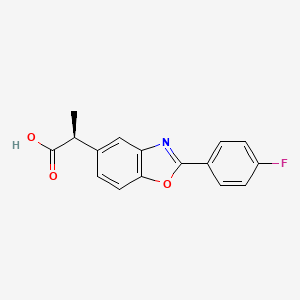 molecular formula C16H12FNO3 B1672895 氟诺沙普芬 CAS No. 66934-18-7