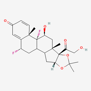 molecular formula C24H30F2O6 B1672897 醋酸氟轻松 CAS No. 67-73-2