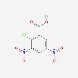 molecular formula C7H3ClN2O6 B167290 2-氯-3,5-二硝基苯甲酸 CAS No. 2497-91-8