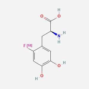 B1672908 Fluorodopa (18F) CAS No. 92812-82-3