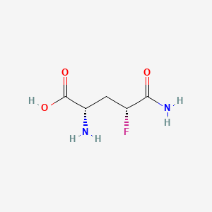 B1672911 Fluoroglutamine (2S,4R) CAS No. 238418-71-8